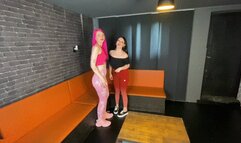 Two mean girls fucks nerd needy bitch