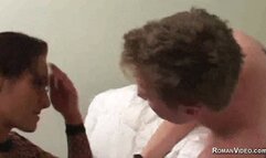 AJ Applegate in hot wife creampie eating pov blowjob and sex sex and strapon chastity tease fucking lover while you watch and humiliating your small penis strapon SPH findom facesitting 131321236