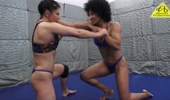 Sativa vs Rada Gold competitive wrestling and armwrestling