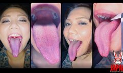 Ultimate long tongue, Virtual Kisses with the Queen, Reina KITAMURA