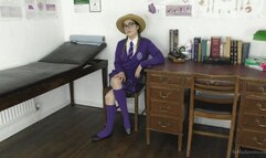 Geeky Lola Teases As She Strips Off A Rival School Uniform