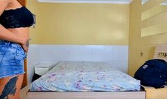 Farting POV sexy in jeans, part 1, by Qween, (cam by Manu) FULL HD