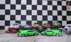 Cars under powerful Demonia Boots floor view