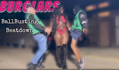 Burglars Ballbusted and Humiliated