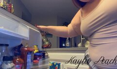 SSBBW Eats Her Roommate's Birthday Cake