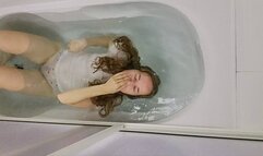 Wet White Tee Underwater