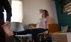 One foot tickling delight with Phibie