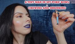 A TINY MAN IN MY POKE’ BOWL - CHEWING AND SHRINKING