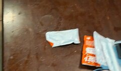 Belly Swollen From Fast Food Tacos