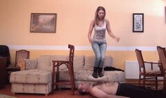 GABRIELLA - Diet Failure - INHUMAN Trampling And Jumping In Flat Boots REMASTERED