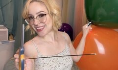 Puncture POPping Big Balloons (Tormenting these 24 inch Loons) Custom!