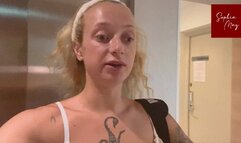 Orgasm in the Men’s Changing Rooms!