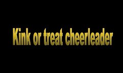 Kink or treat cheerleader