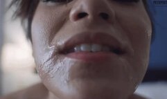 Enchantress Sahrye gagshow: wears a bone gag and drools for you