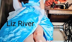 Barefoot Cinderella Reads Dragonlance Chapter 1 (part 1 of 2) Long White Gloves, Wrinkled Soles, BallGown, GlamourGown