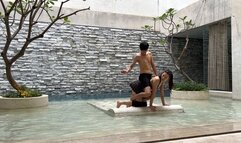 CR151_Ride a bikini goddess in the water