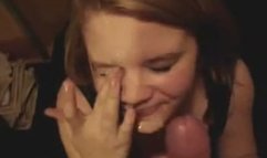 Reluctant teen takes a facial