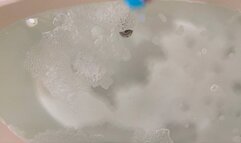 Carissa in the bathtub wearing panties, bra, and hot Mom licking a lollipop! part one