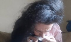 BIG COUGH AND NOSE BLOWING