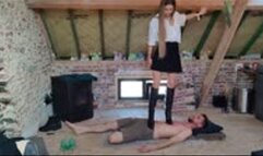 Shredded under Lena's perfect boots