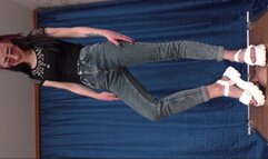 Trampled under big summer sandals (part 5 of 5), flo557x 1080p