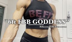 Gorgeous FBB Amazon showing off her post show tan and sick vascularity! OMG her veins!