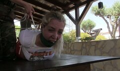 The Spain Files - Hooters Girl Hogtie - Too Much for the Spanish Blowjob Queen - Full Clip mp4 HD