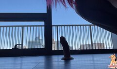 Mini Skirt Dildo Riding