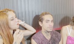 HUMILIATING AND DOMINATING JACK WITH OUR DANGEROUS HANDS - BY ANITA THOMPSON AND MORENA ROSA - CLIP 1 IN FULL HD