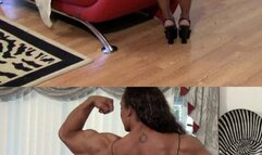 Sexy Ebony Muscle Diva