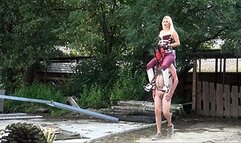 Enjoy shoulder ride on a sunny day - 1 - MP4