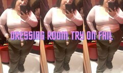 Dressing room try-on FAIL!