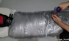 beautifully ruined orgasm for my mummified slave