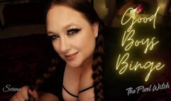 Good Boys Binge for Serena the Pixel Witch ~ Findom Paypig ~ 720p HD