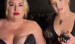 Put on the cage and give us your key.