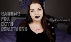 Gaining for Goth Girlfriend - A gaining weight scene featuring: BHM, WGE, eating encouragement, feederism, and femdom POV - 720 MP4