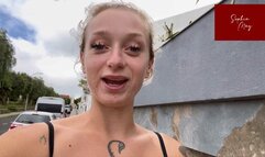 Strangers condom SPLIT! Accidental Cream Pie