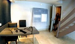 Double domination ballbusting double redhas part 1, by Manu Albertine, Miss Bowie and Fabian, (cam by Melissa) FULL HD