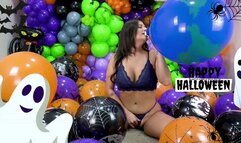 Kathy Conquering the World Map Balloon - 4K