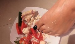 Mistress Victoria and Ball - foot feeding and bisexual play ep 11