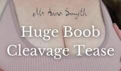 Huge Boob Cleavage Tease