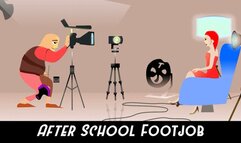 After School Foot job