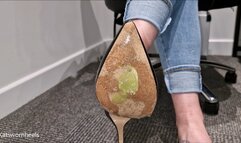 Clean my Sweaty Dirty Work Heels