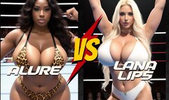 Big tit topless female wrestling championship LOW