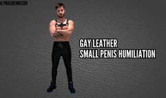 Gay leather small penis humiliation