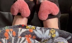 Toes Peeking out from the blanket