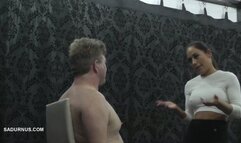 Mistress Nomi slap the slave's face! wmv