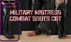 Military Mistress High Combat Leather Boots Cock Crush and Marching (Vertical Version) - TamyStarly - CBT, Shoejob, Bootjob, Ballbusting, Trample, Trampling, Stomp,