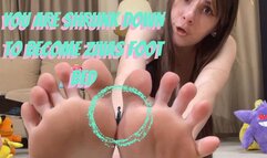 4K Ziva Fey You Are Shrunk Down To Lay In Ziva's Feet CUSTOM