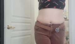 All Fitting Into Smaller Clothes Again Peeing B4 LEAVING